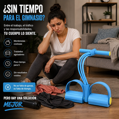 BANDA DE RESISTENCIA POWER PEDAL FIT – ENTRENA TODO TU CUERPO EN CASA 💪🔥