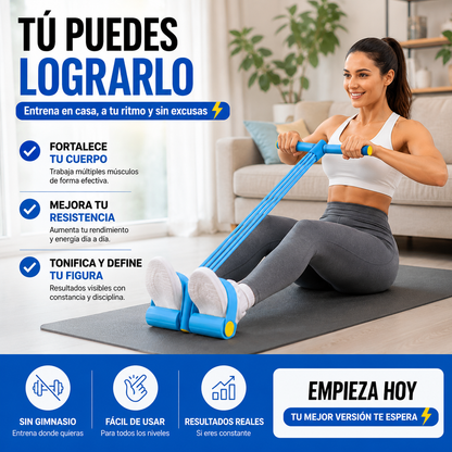 BANDA DE RESISTENCIA POWER PEDAL FIT – ENTRENA TODO TU CUERPO EN CASA 💪🔥