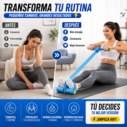 BANDA DE RESISTENCIA POWER PEDAL FIT – ENTRENA TODO TU CUERPO EN CASA 💪🔥