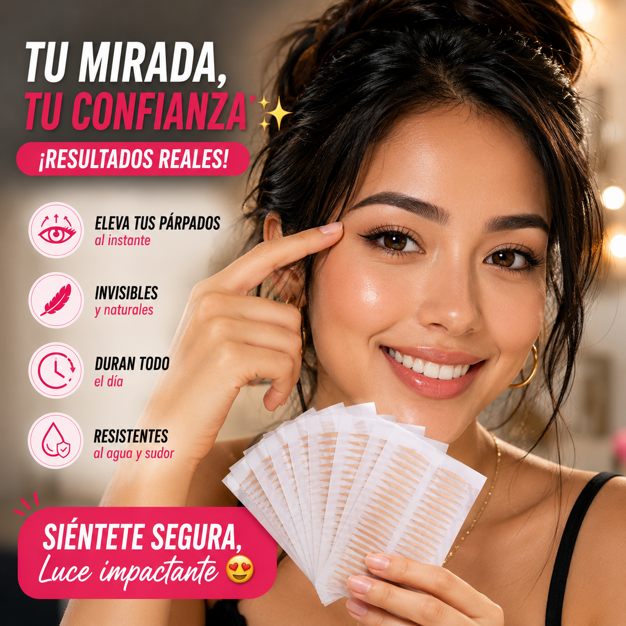 Cintas Invisibles Para Doble Párpado x144 UND 👁️✨ ¡Efecto Lifting Instantáneo + Envío Gratis!