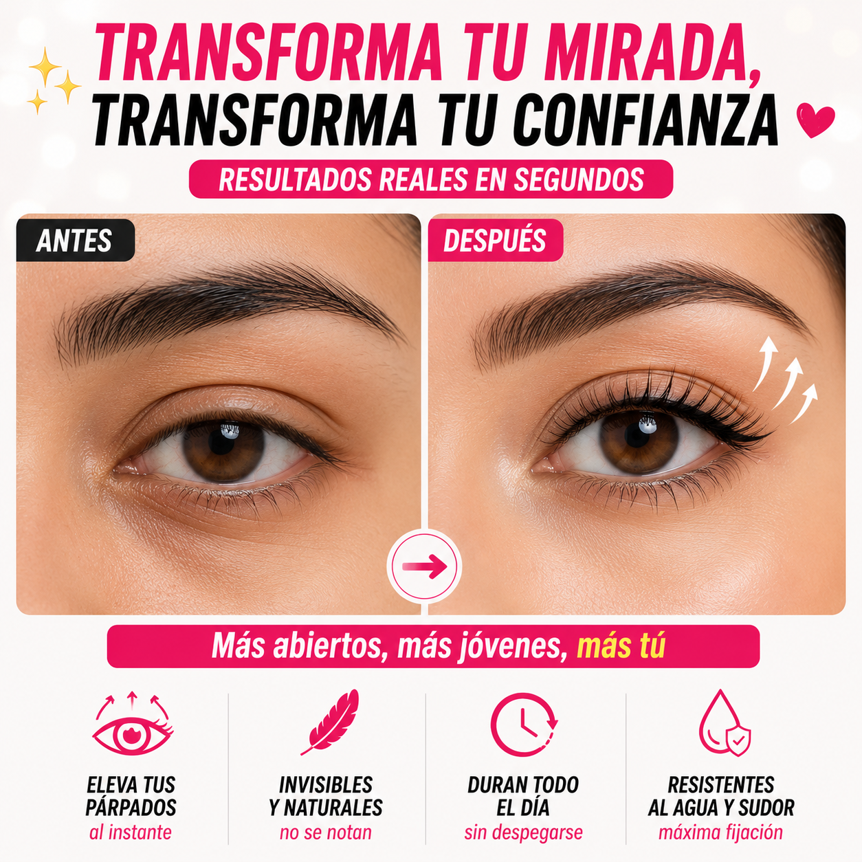 Cintas Invisibles Para Doble Párpado x144 UND 👁️✨ ¡Efecto Lifting Instantáneo + Envío Gratis!