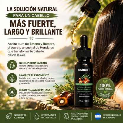 🌿✨ BATANA HAIR ELIXIR™ PAGA 1 LLEVA 2 | CRECIMIENTO CAPILAR INTENSIVO + BRILLO NATURAL ✨🌿