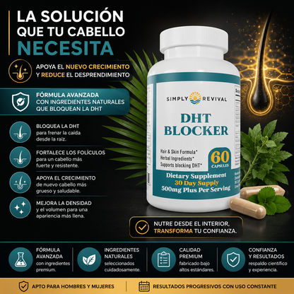DHT BLOCKER™ | APOYA EL NUEVO CRECIMIENTO Y REDUCE EL DESPRENDIMIENTO 🚀✨
