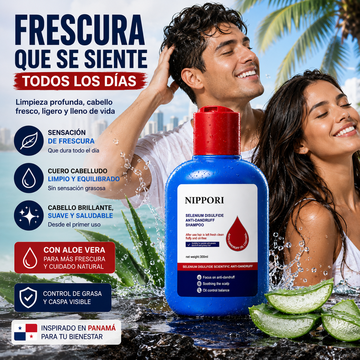 SHAMPOO ANTICASPA 120 ML HOEGOA FRESH SCALP — CONTROL DE GRASA Y FRESCURA TOTAL 🌿✨
