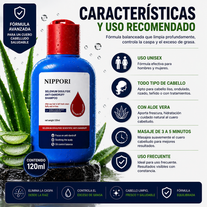 SHAMPOO ANTICASPA 120 ML HOEGOA FRESH SCALP — CONTROL DE GRASA Y FRESCURA TOTAL 🌿✨