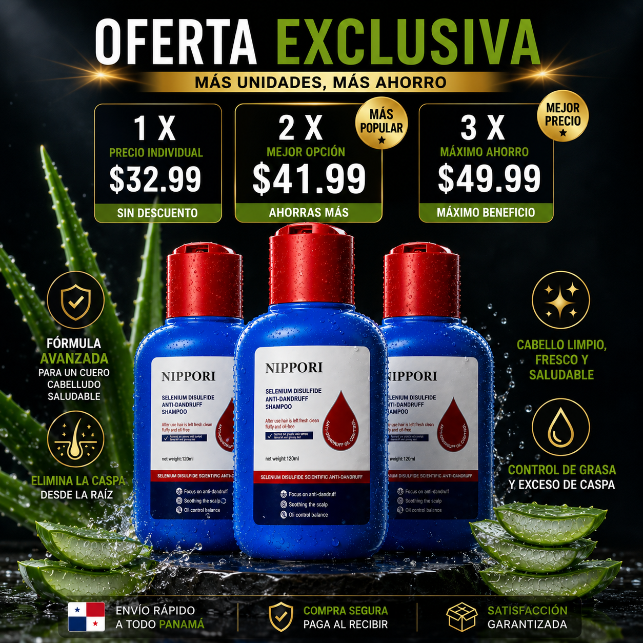 SHAMPOO ANTICASPA 120 ML HOEGOA FRESH SCALP — CONTROL DE GRASA Y FRESCURA TOTAL 🌿✨
