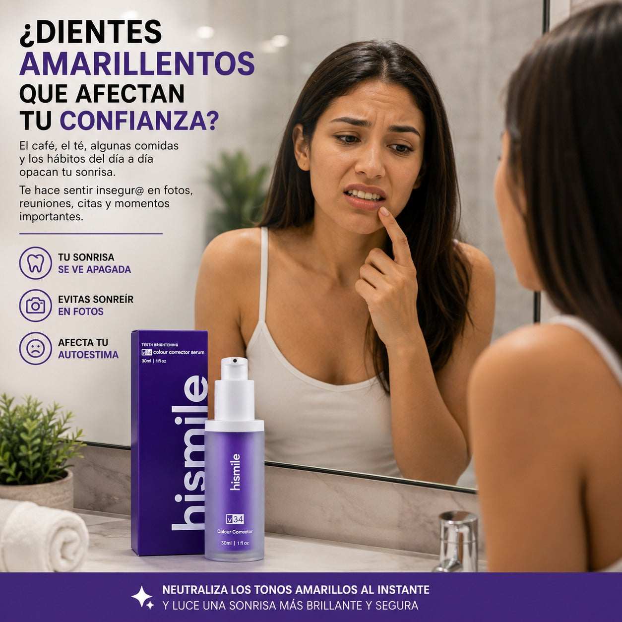 PASTA BLANQUEADORA – SONRISA MÁS BRILLANTE AL INSTANTE 😁💜 OFERTA ESPECIAL