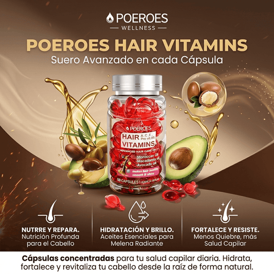 Vitaminas serum para el cabello